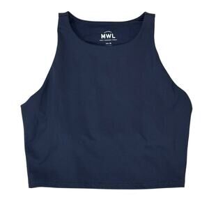 Madewell Navy Blue Sports Bra Tank Top Medium